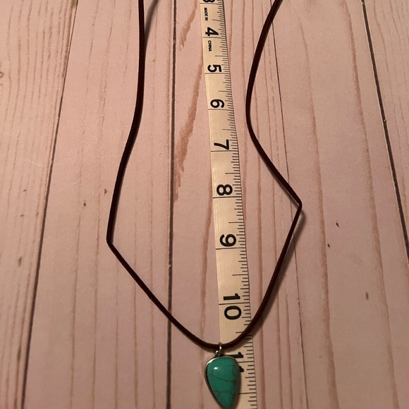 Turquoise Drop Necklace - Picture 3 of 3
